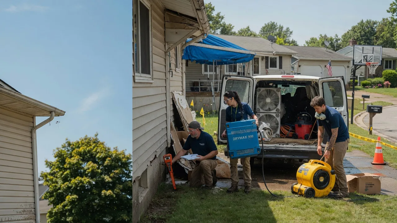 Ceiling Leak Cleanup in Worden, IL near me